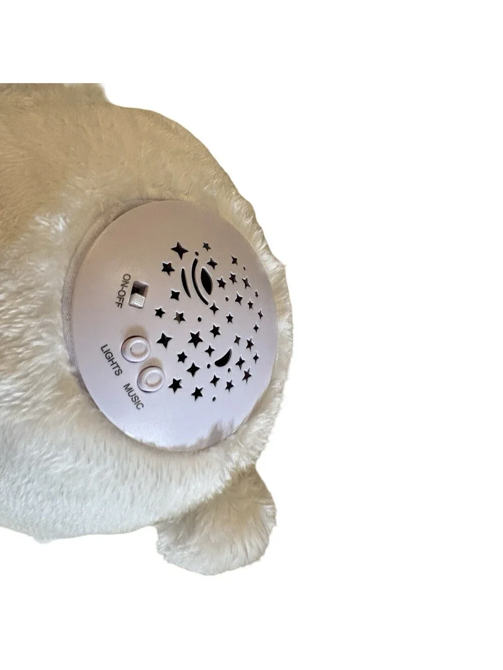 DREAMGRO Lullaby Dreams WHITE BUNNY Projector Soother Lights Sound Soft Lovey